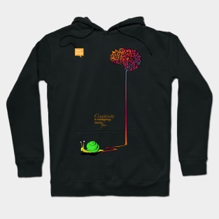 Creativity is intelligence having fun. Hoodie